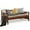 Cherry, variant on Giantex Twin Size Wooden Slats Daybed Frame, Sturdy Sofa Support Platform W/Rails and Full Wooden Slats Support, Home Furniture for Bedroom Living Room, White