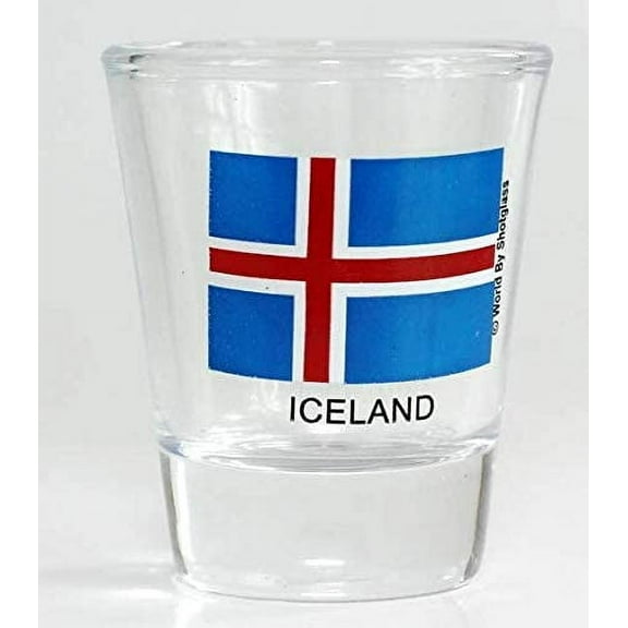 Iceland Flag Shot Glass
