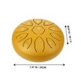 thumbnail image 2 of FONWILYO 1Set Golden Ethereal Drum Set with Accessories Professional Percussion Instrument for Playing, 2 of 6
