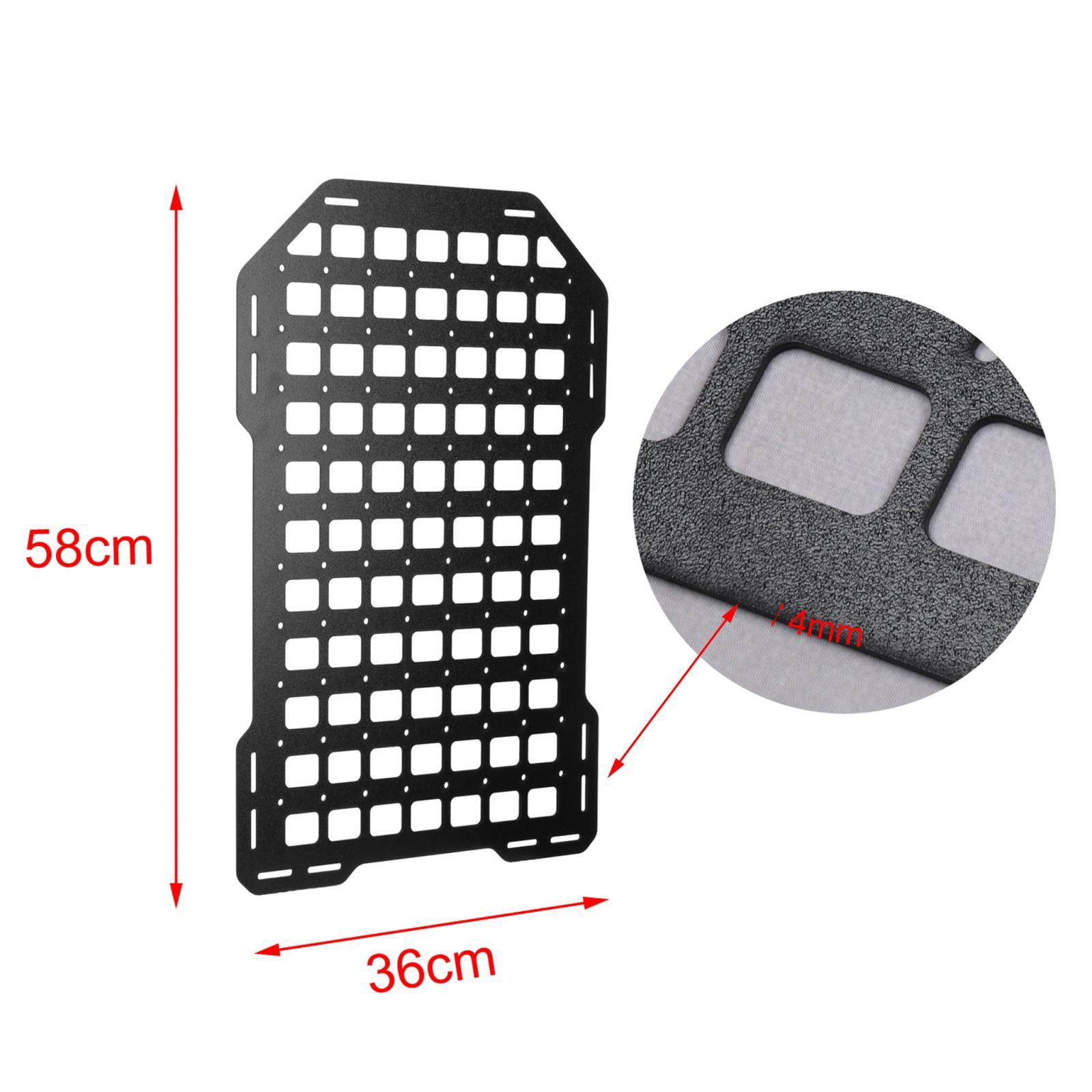 Wzmzjy Molle Panel for Vehicles Accessories Headrest Organizer Panel Seat Organizer Car