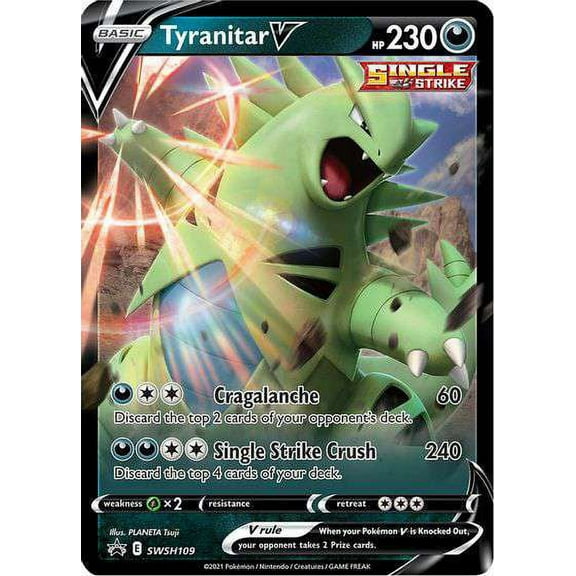 Pokemon Promo  Tyranitar V SWSH109