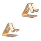 thumbnail image 4 of Inteprter Soporte de aleación de aluminio para Teléfono móvil Tablet Dorado champagne 75*63*75mm 2Conjunto, 4 of 6
