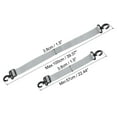 thumbnail image 2 of Uxcell 100cmx3.8cm Ski Carrier Strap, 2 Pack Snowboard Boot Carrying Strap Light Gray, 2 of 7