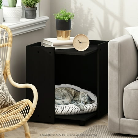UPC: 0810006777680 | Furinno Peli Litter Box Enclosure  Americano