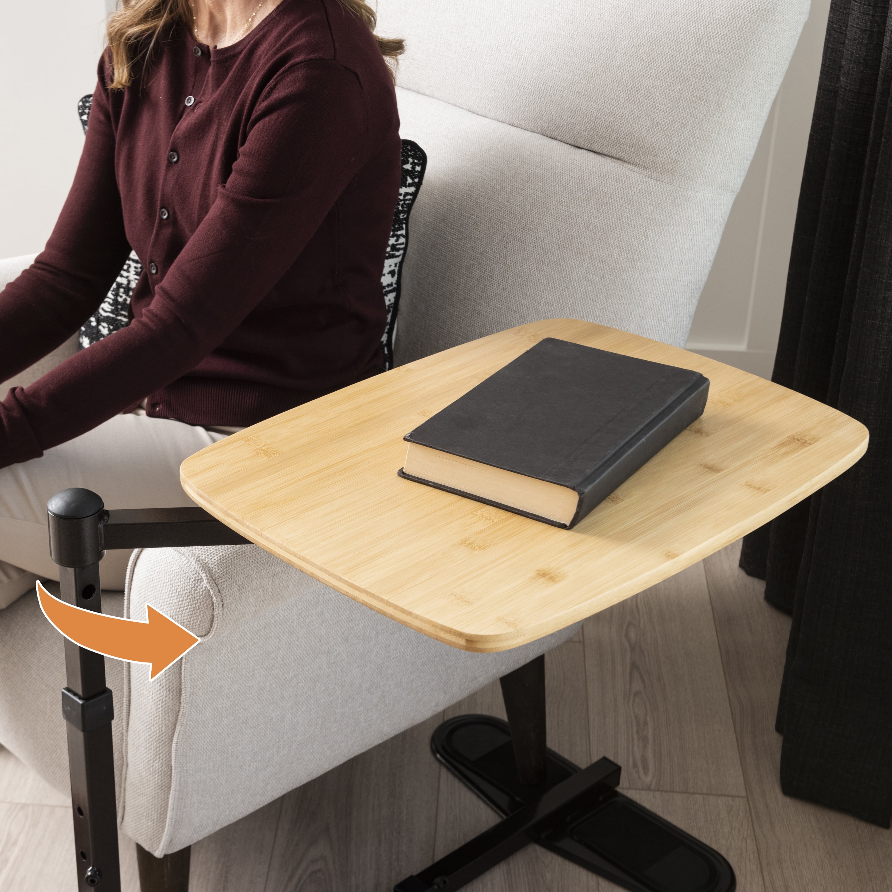 Able life universal swivel on sale tv tray table