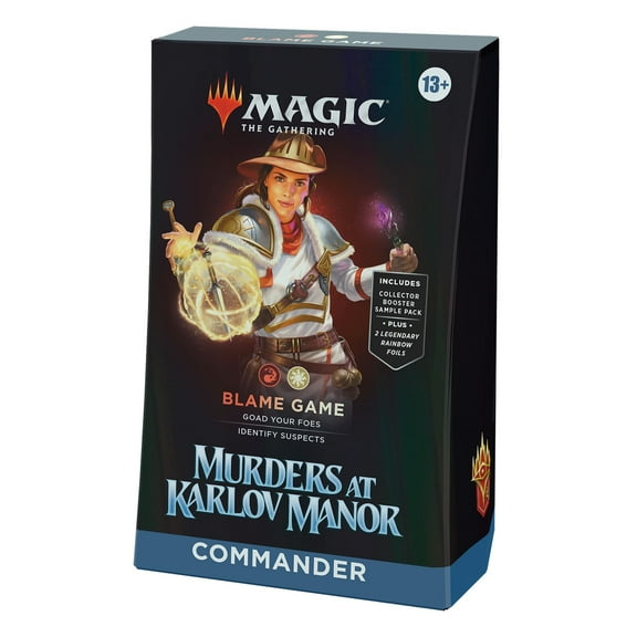 Magic: The Gathering Trading Card Games Murders at Karlov Manor Commander Deck Blame Game