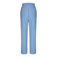 thumbnail image 5 of EYNMVR Womens Linen Pants with Pockets High Waist Comfy White Gauze Pants Casua Lightweight Loose Trousers, 5 of 5