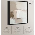thumbnail image 2 of Pale Textured Silence I Canvas Neutral Boho by Art Remedy, Black Frame, 20 x 24, 2 of 7