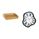 thumbnail image 5 of Cestas de almacenamiento,Cestas de almacenamiento de cocina tejidas con asas hechas a mano,Cestas de pan redondas Bandejas para servir Rectángulo,Reloj de pared,Reloj de pared interior con, 5 of 8