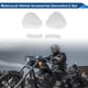 thumbnail image 2 of Accesorios para Casco de Motocicleta Decoración Orejas de Gato para Cascos de Motocicleta Bicicleta Esquí Blanco Leche de Coco Terciopelo Adhesivo 2 Juegos, 2 of 6
