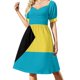 thumbnail image 3 of Bandera: Bahamas Vestido de manga corta Ropa de mujer Vestido de mujer Vestido sensual para mujer, 3 of 7