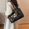 thumbnail image 4 of Bolso de viaje sencillo y versátil para mujer con gran capacidad, nuevo bolso de mano informal retro de alta moda 2025., 4 of 5