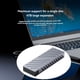 thumbnail image 2 of Carcasa SSD M2 con Adaptador NVMe/ de 10 Gbps, USB 3.2 Gen2, USB C, Carcasa Externa Sin Herramientas., 2 of 5