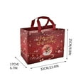 thumbnail image 3 of Titcea Multifunctional Non-Woven Christmas Bags for Gifts Wrapping Shopping - Treat Bags with Handles, Xmas Party Supplies(13x10x7"), 3 of 5