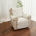 thumbnail image 6 of Yumcute Waterproof, Anti Slip Recliner Chair Slipcover, Beige, 6 of 8