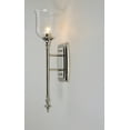 thumbnail image 2 of Maxim 20479CLPN Centenial 1-Light Wall Sconce, Polished Nickel, 2 of 4