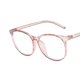 thumbnail image 1 of Anti Blue Light Glasses Blocking Filter Round Computer Glasses Men Women Super Light Frame Eyeglasses Pink Clear Spectacles, 1 of 4