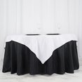 thumbnail image 4 of Balsa Circle 90x90" Square Polyester Tablecloth - White, 4 of 6