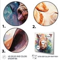 thumbnail image 3 of Designart "Portrait of an Innocent Rhino" Animals Framed Wall Art - Green Rhinoceros Entryway Framed Wall Art, 3 of 6