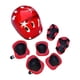 thumbnail image 3 of Casco de bicicleta Zulema 7 unids/set ajustable para niños Rojo, 3 of 8