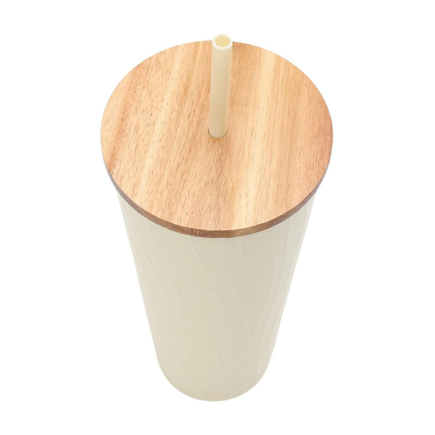 Mainstays Yellow Recycled Plastic Swirl Sipper Tumbler 32 ounce, 1pc