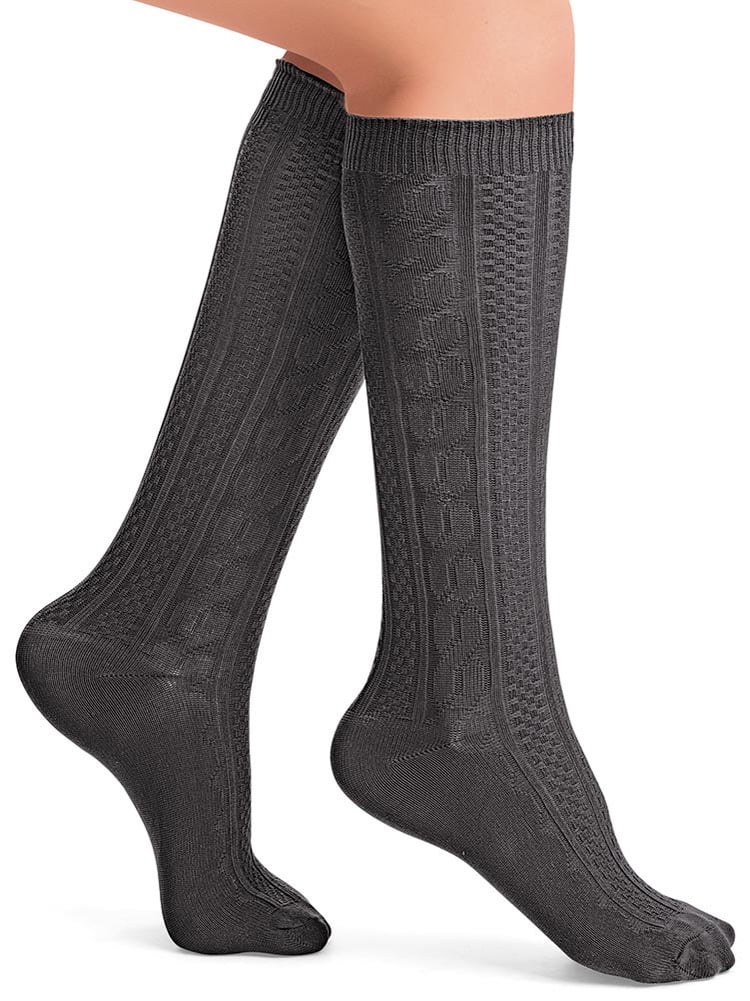 Cable Knit Knee High Socks - Set of 4 