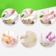 thumbnail image 4 of 3 pares de guantes de cocina impermeables, finos y de goma para lavar platos, con funda protectora para jardinería (talla M, color aleatorio)., 4 of 6