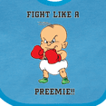 thumbnail image 4 of Inktastic Nicu Fight Like a Preemie Baby Boxer Boys or Girls Baby Bib, 4 of 4