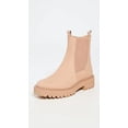 thumbnail image 2 of Sam Edelman Laguna Warm Almond Round Toe Cowhide Leather Lug Sole Chelsea Boots (Warm Almond, 4), 2 of 4