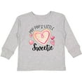 thumbnail image 3 of Inktastic Pop Pop's Little Sweetie with Pink Heart Cookie Boys or Girls Long Sleeve Toddler T-Shirt, 3 of 5