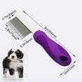 thumbnail image 2 of Pet Stainless Steel Close-Toothed Long And Short Comb, 2 of 6