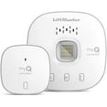 thumbnail image 2 of liftmaster myq key free smart lock with touchscreen, deadbolt, in satin nickel with myq smart garage control (lmdbpack-sn & 821lmc), 2 of 3