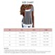 thumbnail image 5 of Camiseta 2 en 1 Blusa casual de verano plisada con botones delanteros plisados para mujer Gris M, 5 of 5