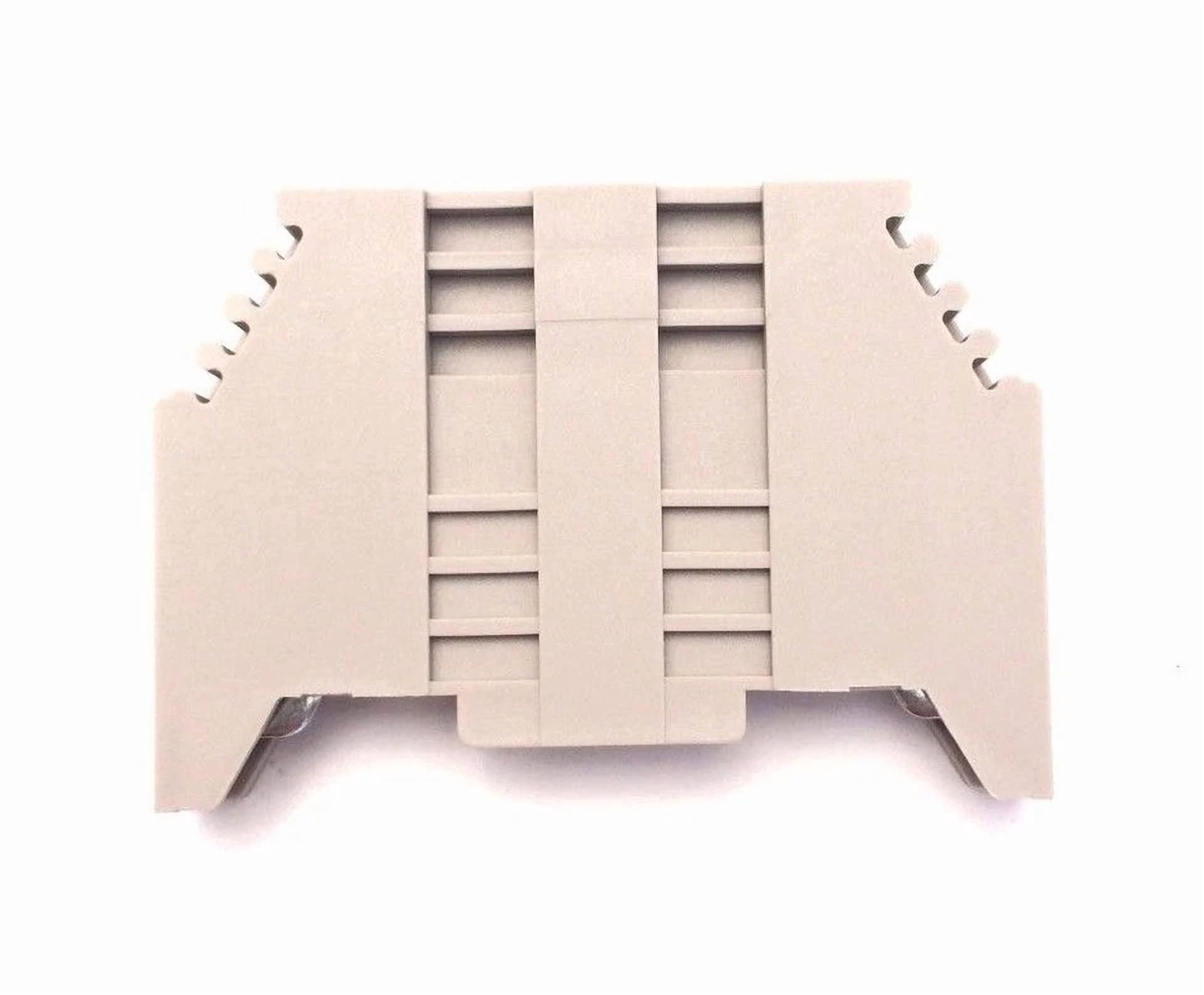 CRESTIN- Din Rail Terminal Block End Brackets 20 Quantity Ss4 Dinkle Screw Metal Clamp