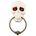 thumbnail image 2 of Halloween Scary Doorbell Knocker Skull Bell Blinking Lights Party Decor Props, 2 of 5