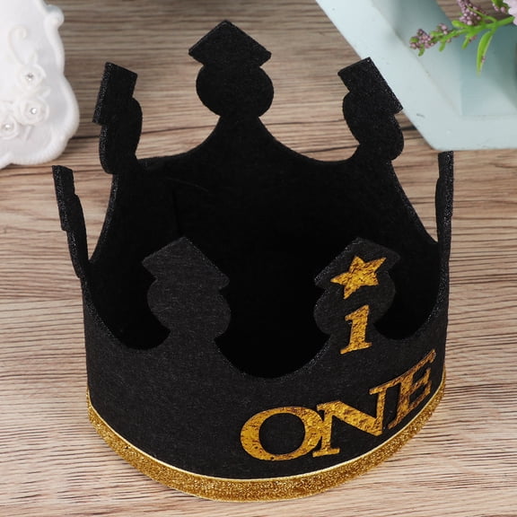 CRILSTYLEO Kids Birthday 1pc Stylish Fabric Design Party Hat Photo Prop for Birthday Celebration