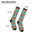thumbnail image 5 of Balery Hawaii Palms Printed Novelty Socks Men's Women's Crew Socks Sports Socks Knee High Socks Cotton Socks Quirky and Cool Socks, 5 of 9