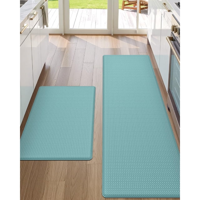 Juego de 2 alfombrillas de cocina antifatiga DEXI, acolchadas