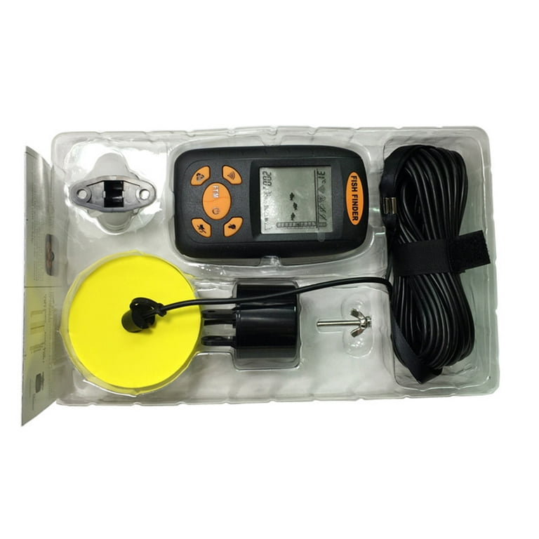 Fish Depth Finder Battery Operated Fish Finder 0.6-100M Depth for Deep  Water Sea