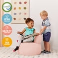thumbnail image 6 of ECR4Kids Sophie Sherpa Toddler Accent Chair, 13.5in Seat Height, Kids Furniture, Pink, 6 of 9