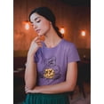 thumbnail image 2 of Teddy Bear Hand Drawn Smile Shaped T-Shirt Women -Image by Shutterstock, Female x-Large, 2 of 4