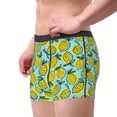 thumbnail image 2 of Pofeuu Lemon1 Print Men’s Boxer Briefs, Moisture-Wicking Underwear, Regular,Trunk-Small, 2 of 5