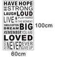 thumbnail image 4 of Calcomanías de pared con frases inspiradoras, calcomanías de pared con frases inspiradoras, calcomanías de pared motivacionales, calcomanías de pared de vinilo inspiradoras para la familia,, 4 of 6