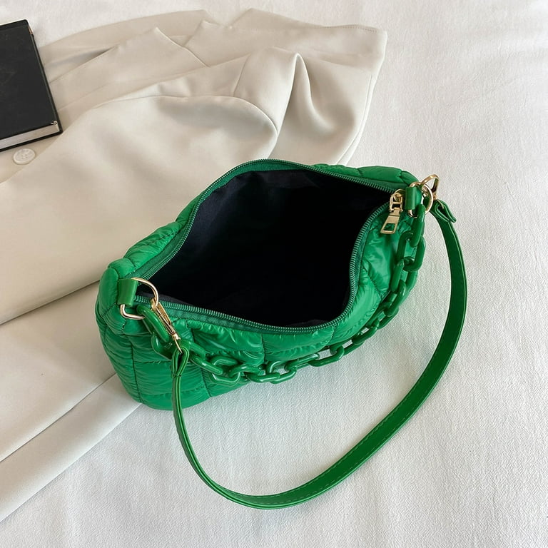 Fashion casual green nylon mini autumn and winter new versatile chest bag  for men and women, travel commuting cross-body bag waist bag