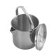 thumbnail image 3 of Pava Irfora Tetera de acero inoxidable para exteriores, mango plegable, olla colgante para acampar, cafetera portátil, cocina de Picnic, tetera de 1,2 l, accesorio de cocina Irfora Pava, 3 of 7