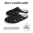 thumbnail image 6 of Goofa New Year Print Womens Mens Cotton Lightweight House Slippers , Washable Home Slippers,Indoor Comfy Bedroom Cozy Slippers-42/43, 6 of 7