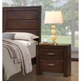thumbnail image 2 of Walnut Finish 3pc Bedroom Set Eastern King Size Bed 2x Nightstands Transitional Style Furniture, 2 of 4