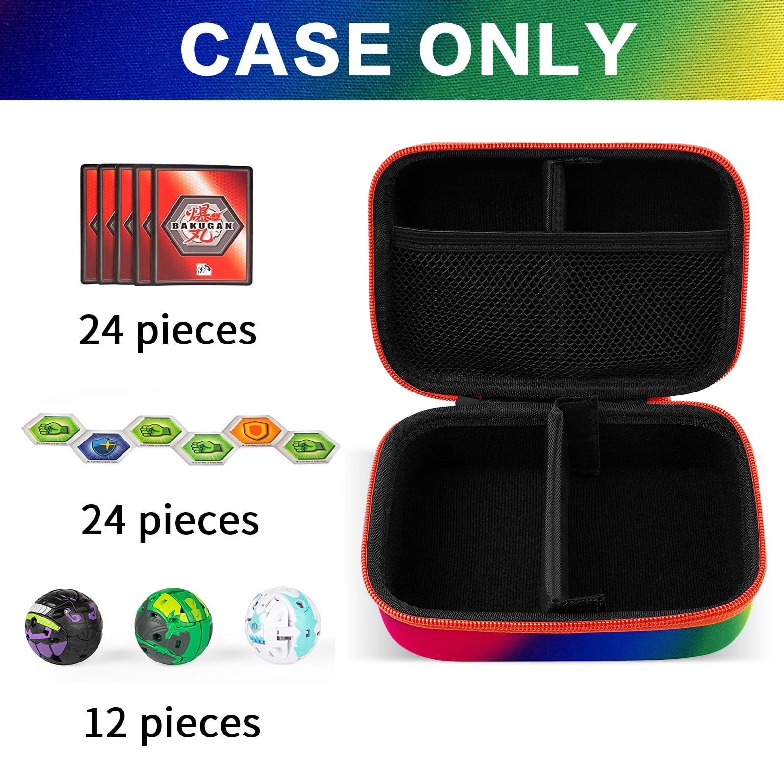 Paiyule Bakugan Carrying Case for Baku Gear Pack, Toy Organizer