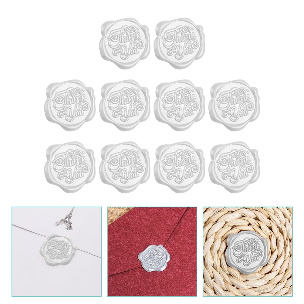 10pcs Wax Seal Stickers Wedding Invitation Seal Sticker Envelope Seal  Stickers 