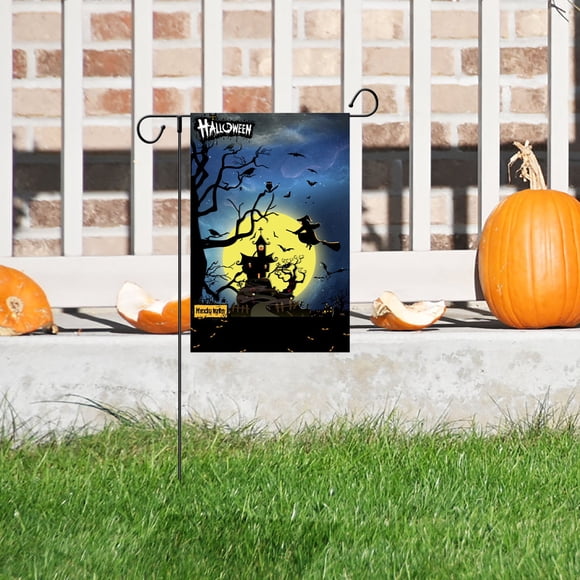 Dvkptbk Halloween Decorations Gifts Halloween Garden Flag Party Decoration Hanging Flag Holiday Courtyard Garden Flag